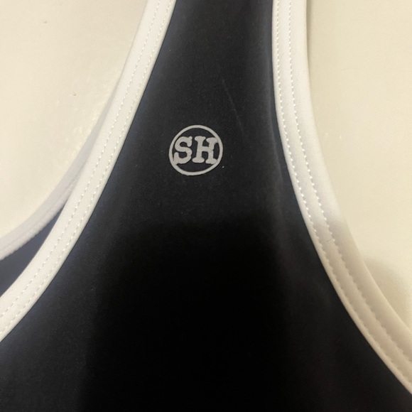 Salty Honey Black and White Padded Tank Top (Medium) - Picture 3 of 6